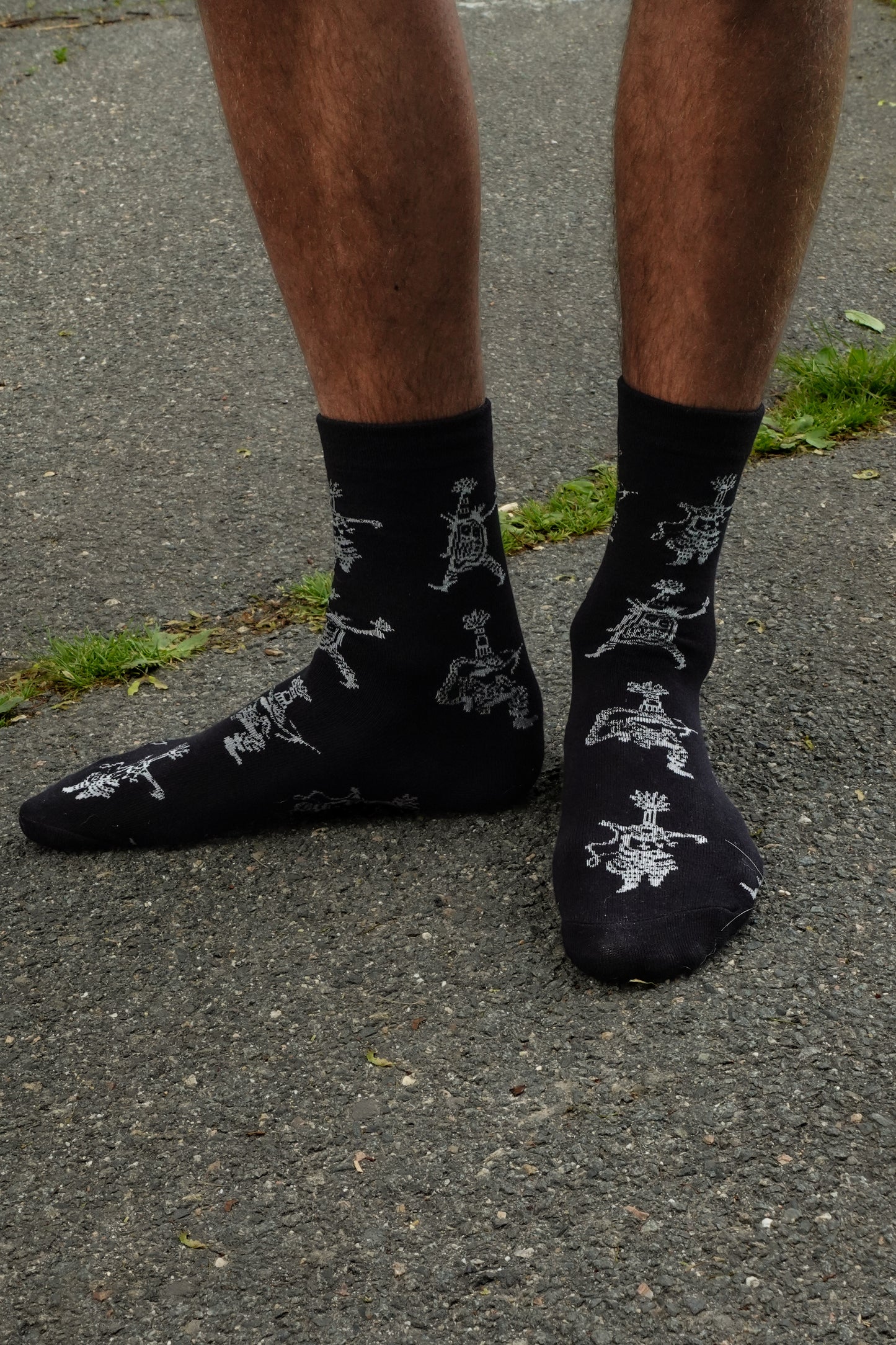 Black Rum Gombey  Socks