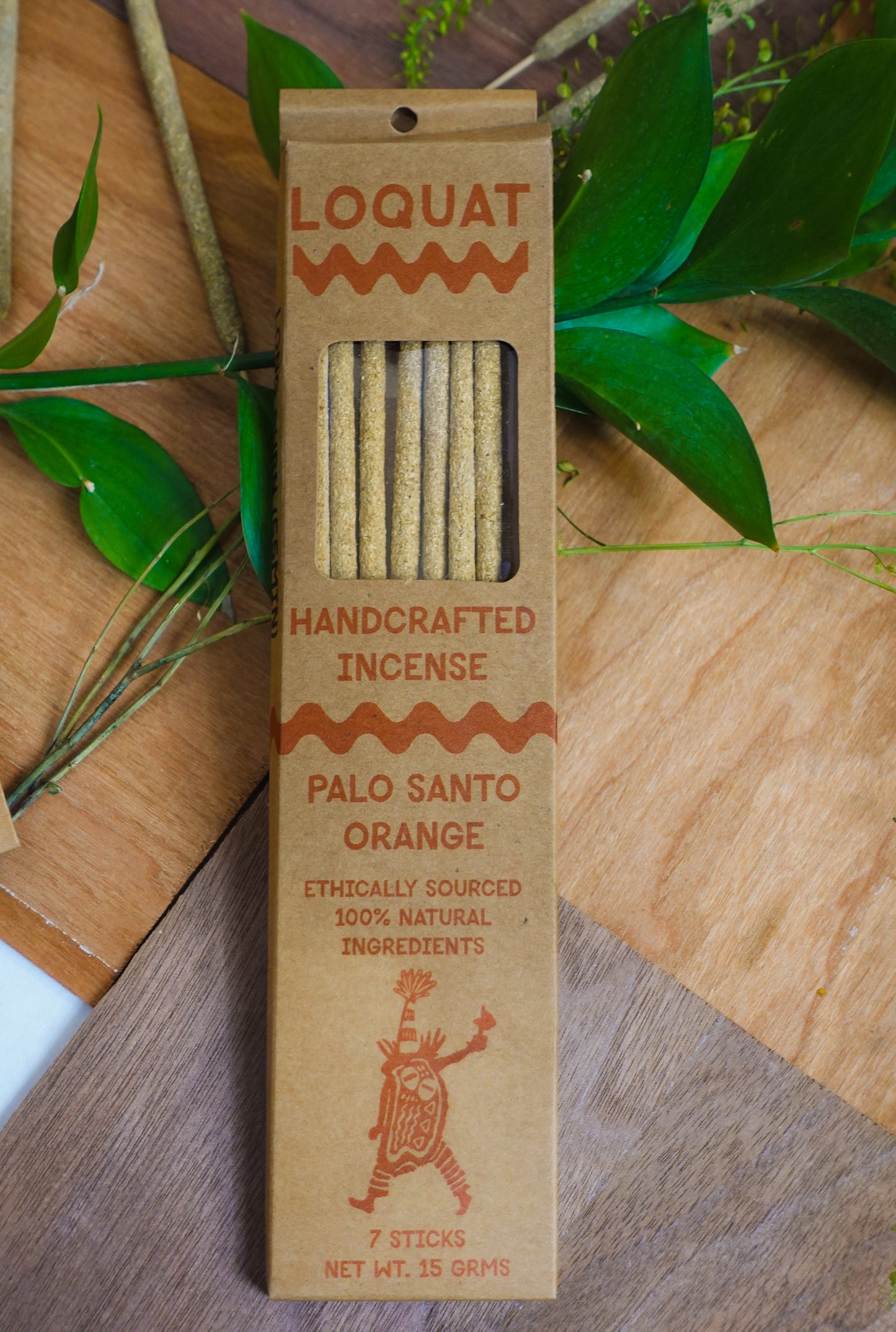 Hand Rolled Incense - Palo Santo Orange