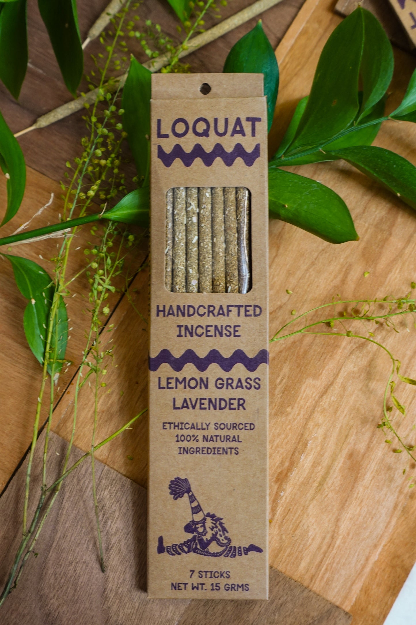 Hand Rolled Incense - Lemon Grass Lavender